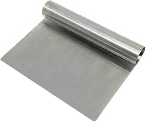 Space Home - Espátula Corta Masa - Espátula para Pan - Rasqueta Cocina de Acero inoxidable - Rasqueta Panadero - Recoge Verduras Cortadas - Corta Pastas - Rasqueta Pan