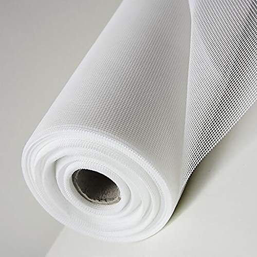 XXYANZI Moustiquaire en Gaze 1x10m, Filet Protection Maille Ultra Fine Tissu Moustiquaire au MèTre, pour Porte et Fenetre. - Blanc