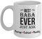 Personalisierbare BaBa-Tasse – Best Baba Ever-Kaffeetasse – Geschenk für Baba, Baba-Ankündigung von Enkelkind-Teetasse zum Vatertag