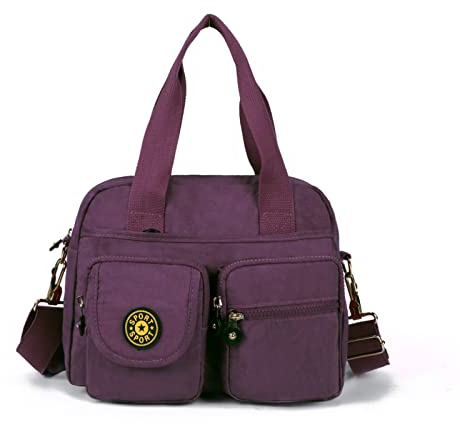 Gladdon Canvans Handtasche Damen Umhängetasche Segeltuch Schultertasche Multi-Tasche Für Einkaufen Casual Mittelgross