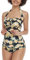 EastElegant Maillot de bain de maternité une pièce dos nu avec cordon de serrage réglable à la poitrine, Citrons, Taille M