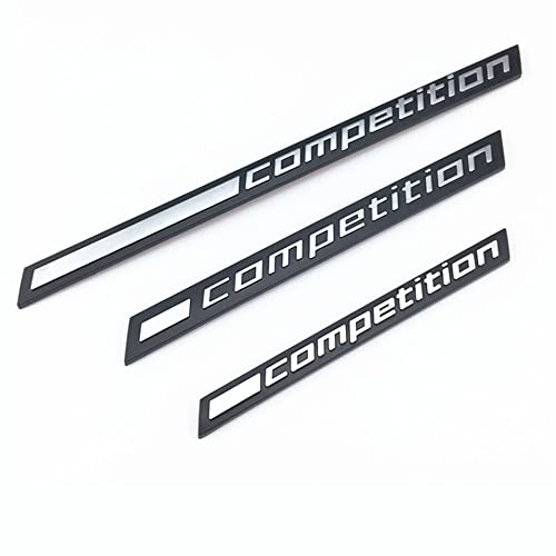 Embleme 3D Wettbewerb Auto Aufkleber Kofferraum Emblem Abzeichen für BMW Thunder Edition M1 M2 M3 M4 M5 M6 M7 M8 X3M X4M X5M X6M Auto ZUBEHÖR