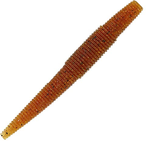 Westin Gummiköder zum Barschangeln & Zanderangeln Ned Worm 9cm 5g, Farbe:Motoroil Pepper