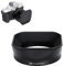 JJC Quadratische Metall-Gegenlichtblende mit Deckel für Fujifilm XF 35 mm f/1.4 R Objektiv – 52 mm Filter, kompatible Kamera-Gegenlichtblende