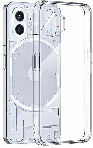 Wigento Für Nothing Phone 2 Schock Silikoncase TPU Schutz Transparent Handy Tasche Hülle Cover Etui Zubehör