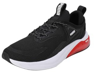 PUMA Cell Thrill, Road Running Shoe Unisex-Adulto, Black-for all Time Red, 40 EU