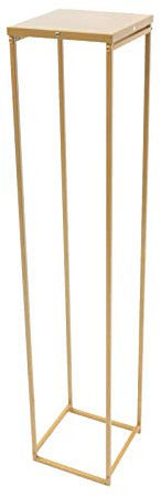 Hochzeit Blumensäule Hochzeit Blumenregal Blumenständer Gold Eisen 100cm Hoch Pflanzenständer für Party Wohnzimmer Home Decor