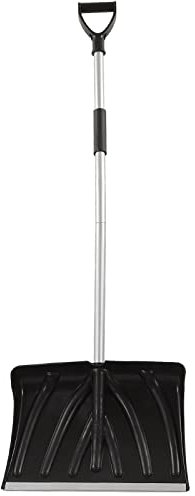Leapiture 17,7 pollici Manico per pala da neve Pala da neve Strumento per pala da neve da giardino Pala da neve larga Pala da neve leggera Pala per rimozione neve per garage per
