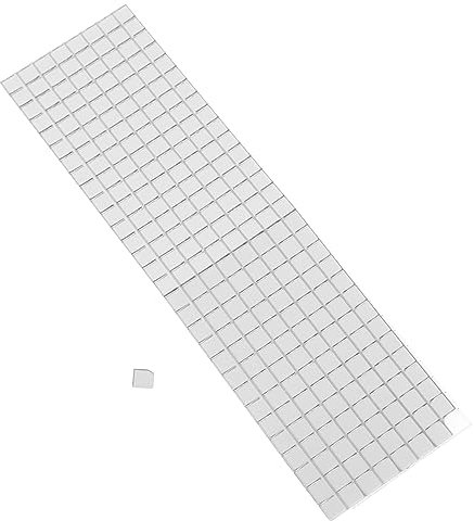 MUSISALY 1 Roll Acrylic Silver Disco Ball Mirror Tiles Mirror Borders for Bathroom Peel and Stick Stick on Mirror Tiles Disco Tiles Self Adhesive