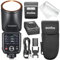 GODOX Flash V100 S Camera Flash, V100S 100W Pantalla táctil, TTL HSS 1/8000s Speedlite, Compatible con Cámara Compacta Sony Alpha A9 III, A7 III, A7C II, A7 IV, A7C, A7 RV, A7/A7S III a6700 A6400