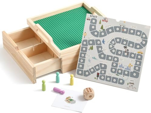 Promise Babe Spielzeug Aufbewahrung HolzKisten Aufbewahrung mit deckel Aufbewahrungskorb Kinder Spielzeugkiste Aufbewahrungsbox mit Deckel Spielzeugkiste für Kinderzimmer