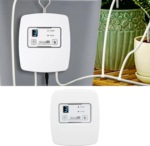 Automatic Drip Irrigation Kit, 20 Potted Indoor Houseplants Support, Indoor Automatic Watering System for Plants, with Digital Programmable Water Timer (UK Plug)