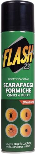Insetticida Spray 250 ml - Contro Scarafaggi, Formiche, Cimici e Pulci - Efficace e Facile da Usare - Protezione per Casa e Ambienti Interni