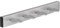 NEXROLA Magnetleiste Messer 30cm - Messer Magnetleiste aus Edelstahl, Superstark Magnetisch, Kein Bohren Erforderlich mit Selbstklebend, Messerhalter Magnetisch für Küchenmesser, Metallwerkzeuge