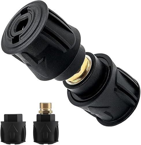 2 Pack High Pressure Quick-Fitting for Karcher, M22 14mm Hose Connector Gun and Power Washer Quick Release Female Fittings Adapter Compatible with Karcher K2 K3 K4 K5 K6 K7 Female Fittings