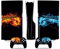 Antigraffio Per PS5 Pro Skin Disc Edition & Per PS5 Pro Skin Digital Edition Console Controller Vinyl Cover Skins Wraps Scratch Resistant Compatible 33409 Senza Schiuma(Digital Edition)