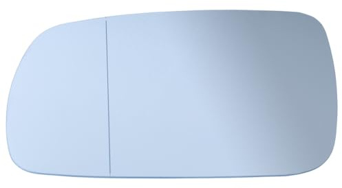 M MODECAR Spiegelglas Beheizbar, Asphärisch Geteilt, Links für VW Golf 4, Bora, Passat B5, Lupo, Weißes Glas mit Trägerplatte