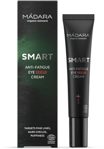 MÁDARA Organic Skincare | SMART Anti-Fatigue Augencreme Anti Aging - 15 ml, mit Einem Intelligenten Antioxidantien-komplex, Natürlichem Aescin Und Koffein, 100% Natürlichen Ursprungs, Vegan