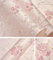 Embossed Rose Floral Contact Paper Self Adhesive Non-Woven Wallpaper Peel and Stick Wall Decor for Girls Living Room Bedroom Kitchen Bathroom Wall (Pink, 53cm x 3m)