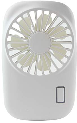 Mini Handheld Fan, Powerful Small Personal Portable Fan 2 Speeds Adjustable USB Rechargeable Fan for Kids Girls Woman Man Home Office Outdoor Travel(White)