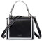 NYZE Damen Tote - 100% Vegane Schultertasche Schwarz/Silber