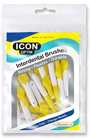 Icon Interdentalbürsten, Gelb, 25 Stück