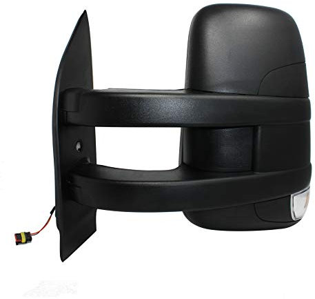 Kompletter Rückspiegel, langer Arm, mit Blinker (manuell links)