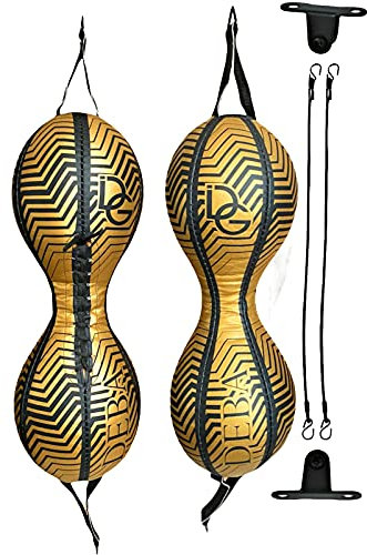 Deba Mexican Art Doppelendball Leder Speedball Boxbirne Boxsack Punching Ball DE
