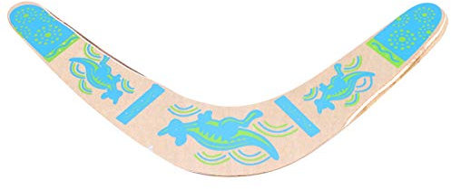 Greensen Bumerang aus Holz, Bumerang V Shaped mit Klassischer Form, Handarbeit Gemachter Fliegen-Bumerang für Erwachsene Kinder Outdoor Sport Toys Spiele