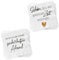 Servietten 40er Set │ 2 Motive Sprüche Zeit │ 3lagige Papierserviette 33x33cm │stoffähnlich Tuch Partyzubehör (40er Set Serviette Zeit)