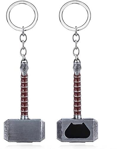 AllForYou 1pcsSilver Beer Bottle Openers Can Opener Multifunction Hammer Of Thor Shaped Beer Bottle Opener With Handle Bottler Opener Beer