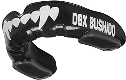 DBX BUSHIDO Men's MG-2 Gel Zahnschutz Kampfsport-Mouthguard Sport-Box Mundschutz für Kickboxen-Perfekte Passform und Leichtes Atmung, Black, One Size