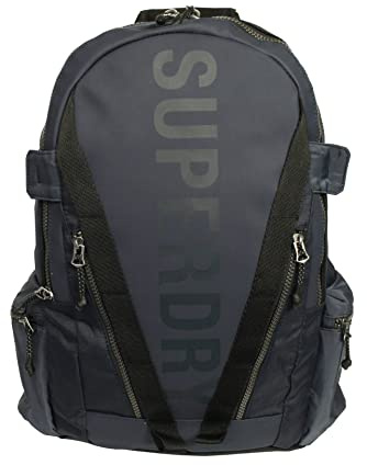 Superdry Herren Mountain Tarp Rucksack mit Grafik Dunkles Marineblau/Marineblau 1SIZE