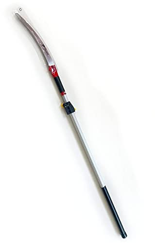 Mugar- Sierras para Podar con Pértiga Extensible de Dos Tamaños- Herramienta de Poda Manual con Mango Prolongador Disponible en Dos Medidas (400 cm)