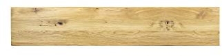 1x Regalbrett EICHE Regalboden Wandregal, Küchenablage, Fensterbank, Schweberegal Massivholz viele Maße Einlegeboden Rustikal Wandboard schwebend Halterung Bücher Dekoration (25cm Tiefe, 130cm Breite)