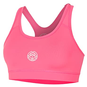 BIDI BADU Damen Crew Medium Support Bra - pink, Größe:S