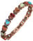 Jeracol Kupfer-Magnetarmband für Damen, 99,99% Kupfer, magnetisches Armband mit ultrastarken Magneten und herzförmigem Stein, verstellbare Größe, Brazaletes mit Werkzeug zum Entfernen und Geschenkbox