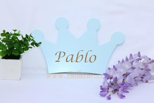 Placa puerta (Nube, Rosa)