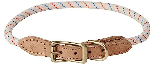 Perry-Hundehalsband Weiß aus Nylon Ø0,8x35 cm