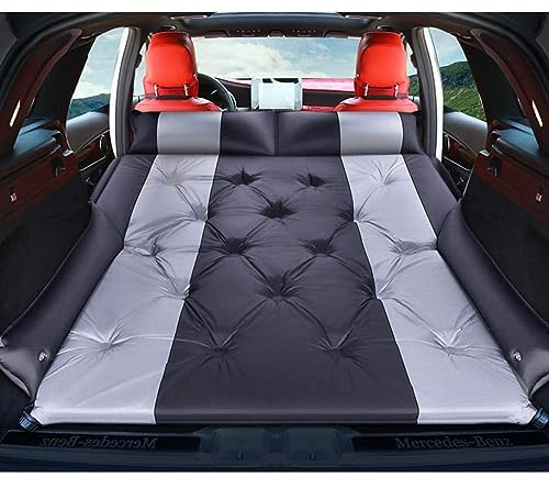 ORDALI Auto Luftmatratze Matratze für VW Polo Golf 4 5 6 7 8 Lavida Plus,Aufblasbare Bettauflagen Rücksitz Air Bett Kofferraum Luftbett Reisen Luftcouch Tragbare Isomatte,E-Black
