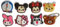 BOBOZHONG Couvre-clés de Dessin animé,8 Styles de Dessin animé Animaux Mignons Porte-clés Couvercle de clé Porte-clés en Silicone Porte-clés K