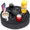 INNO STAGE Couch-Becherhalter, Sofa-Becherhalter, Kissen, Couch-Caddy, Getränkehalter, Tablett, Organizer für Bett, Wohnmobil, TV, Auto, Snacks, Geschenk für Couch, Kartoffel, (Grey)
