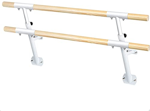 Doppelte Ballettstange, 100/150 cm wandmontierte Ballettstange für das Wohnzimmer im Tanzzimmer zu Hause, das Tanzen von Erwachsenen und Kindern, das Dehnen von Ballett
