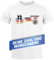 MoonWorks® Herren T-Shirt Deutschland Trikot personalisiert Fußball EM-Shirt 2024 Fanshirt Deutschlandshirt Frontprint weiß M