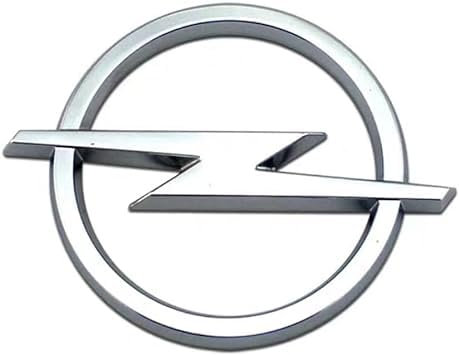 LFWCZS Coche Emblema de Insignia para Opel Corsa F,Metálicas Emblema para Rejilla del Radiador Delantero Insignia Adhesiva Emblema Capo y Emblema para Maletero Accesorios para Coche