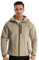 Wulibike Veste Vélo Homme, Légère Veste Imperméable Running Homme,Réfléchissante Coupe-Vent pour Cyclisme et Activités de Plein Air Kaki L-A4