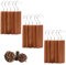 Gachiwar Moth Repellent for Wardrobes, Set of 15 Cedar Blocks for Clothes Storage, Efficient Natural Cedarwood Moth Repellent Cedar Chips