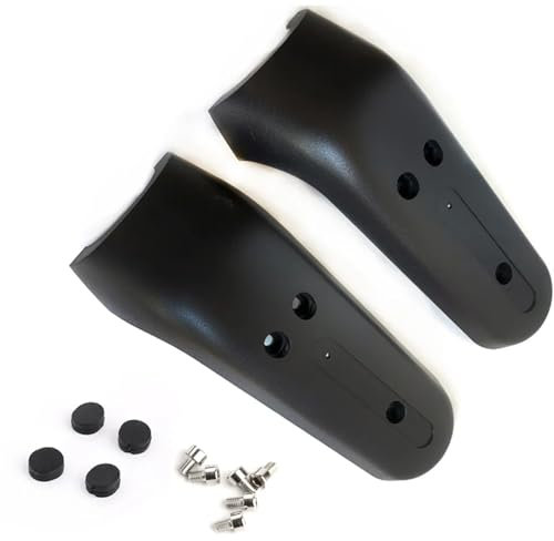 QASULER Schutzabdeckung for Vorderradgabel, for Ninebot, Max G30 G30D Elektroroller, Ersatzteile, Hinterrad-Stents-Schale, 1 Paar, 2 Stück Reflektierender Schlauchroller(Front Fork Cover Set)
