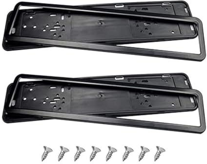 MEDAPI 2PCS Car Number Plate Holders for BMW X4 G02 2019-2025, Surrounds License Holders Frames Visual Tuning Accessories