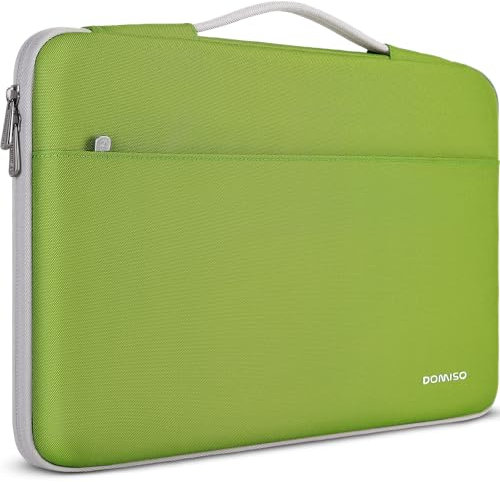 DOMISO 17 Zoll Wasserdicht Laptophülle Laptop Sleeve Case Notebook Hülle Tasche Schutzhülle für 17,3 HP Pavilion 17/17 ZBook Fury 17,3 G8 /IdeaPad 3 Gen 7/Chromebook 317,Grasgrün